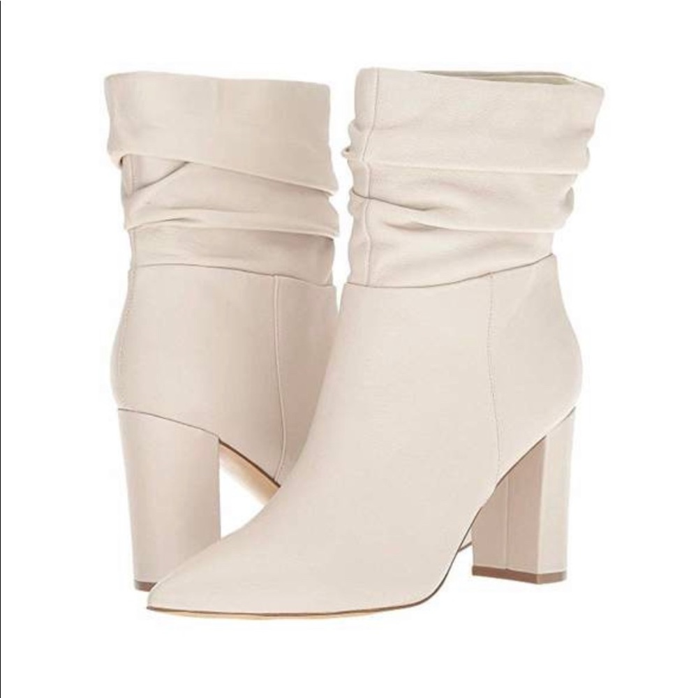 Marc Fisher Unana White Slouchy boots